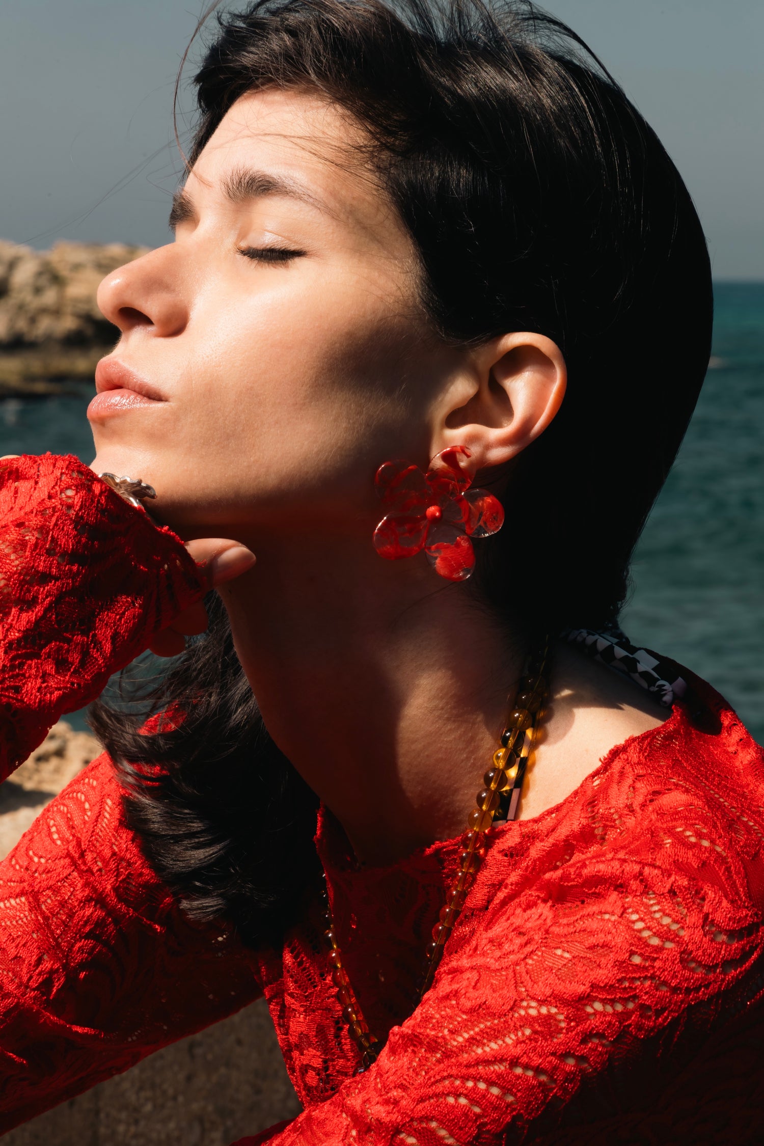 Maxi Flor Earring