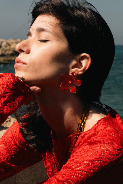 Maxi Flor Earring